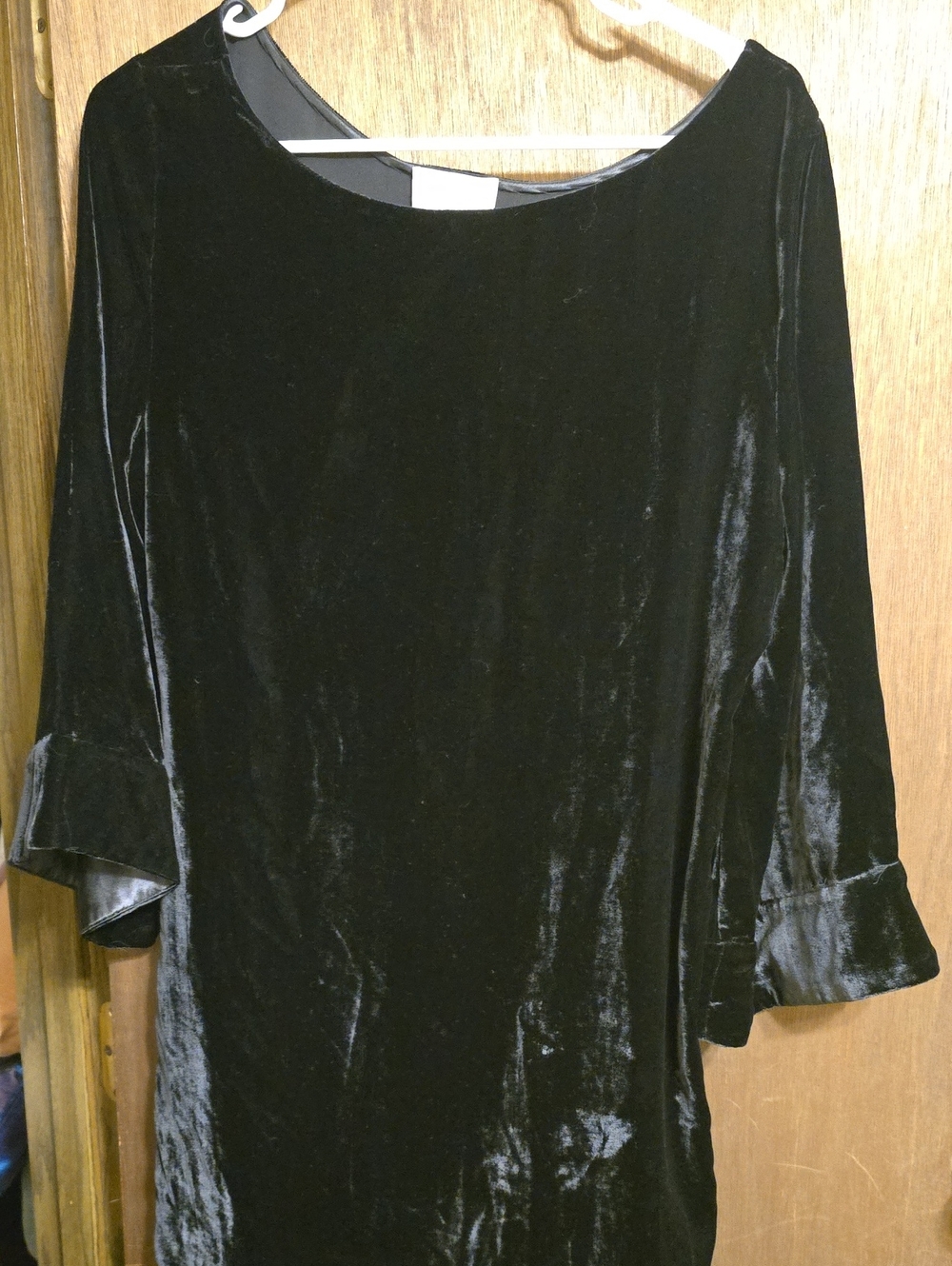 soft surroundings black velvet tunic